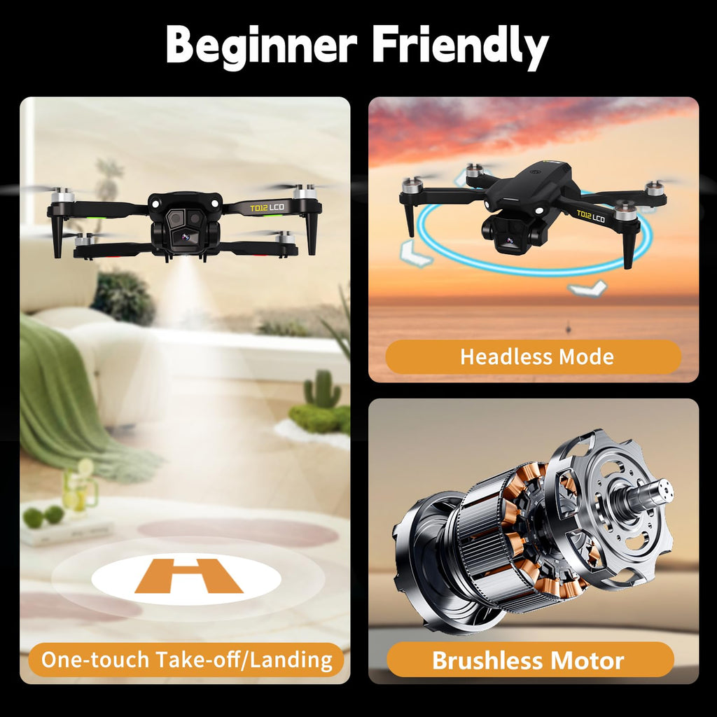 Drone with Camera Foldable Quadcopter P915701