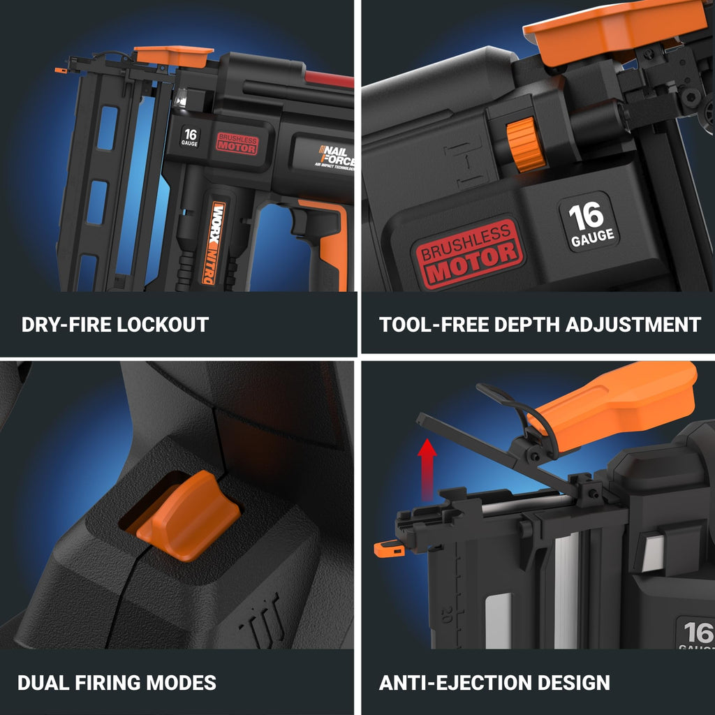 20V 16GA Cordless Finish Nailer Q3047