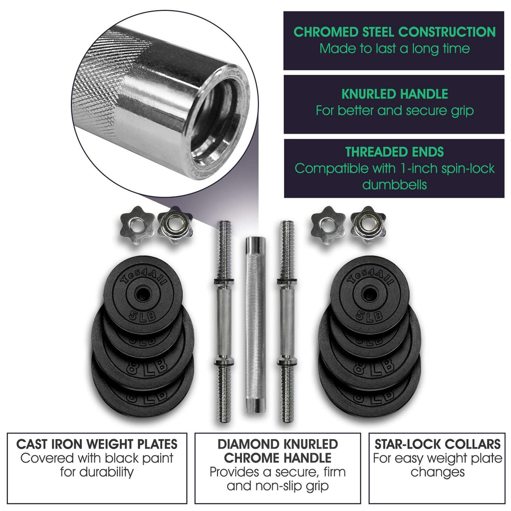 Adjustable Weights Dumbbells Set S576