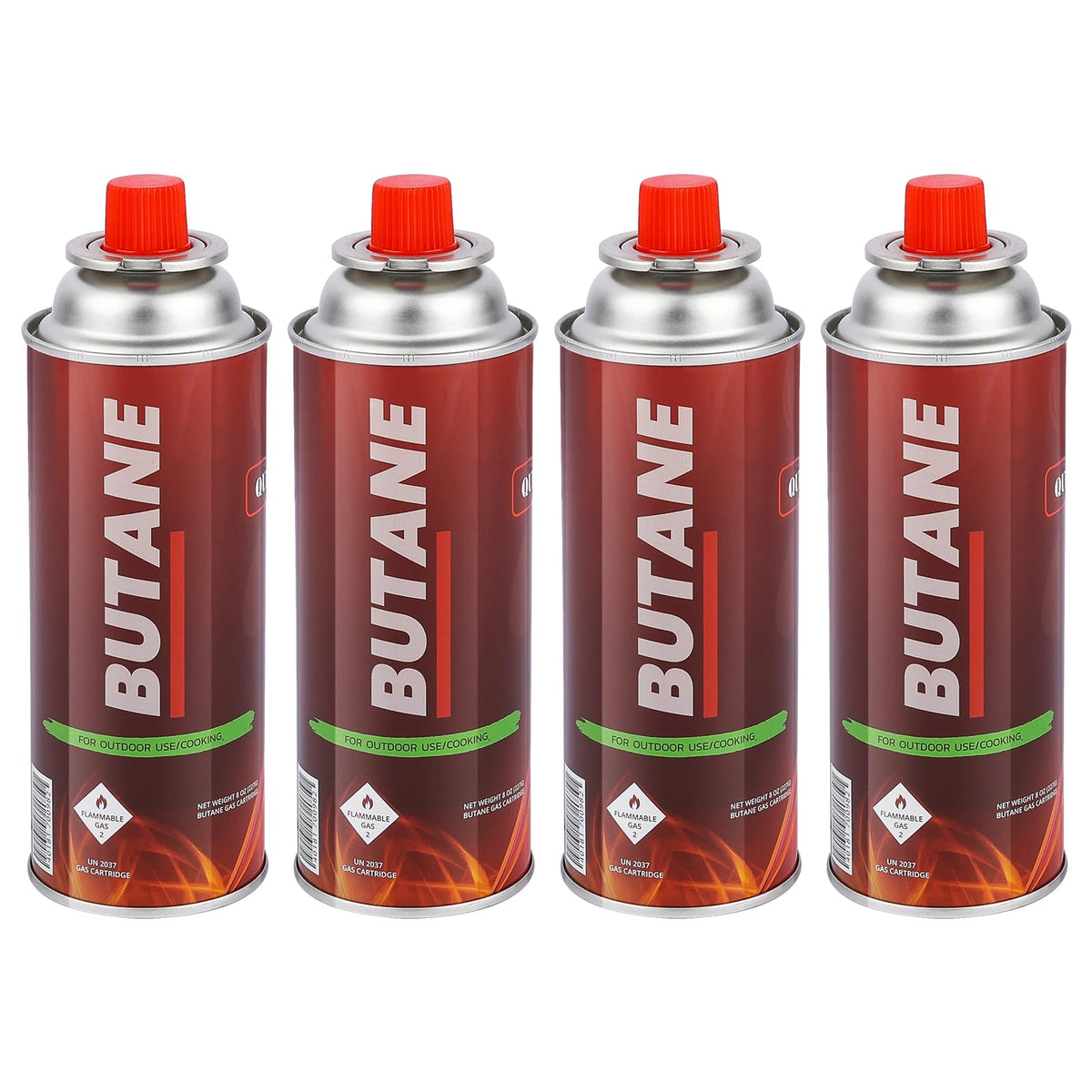4 Pack Butane Fuel Canisters P321647