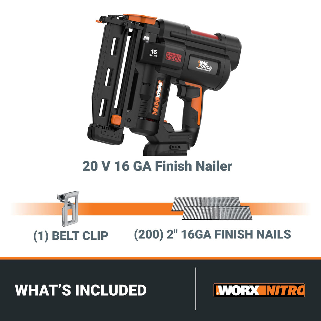 20V 16GA Cordless Finish Nailer Q3047