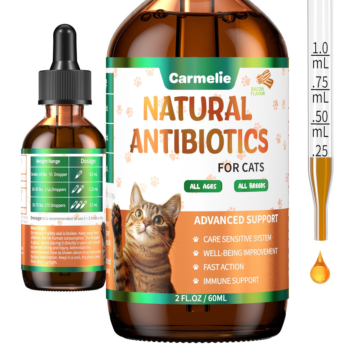 2 fl oz Natural Antibiotics for Cats R742044