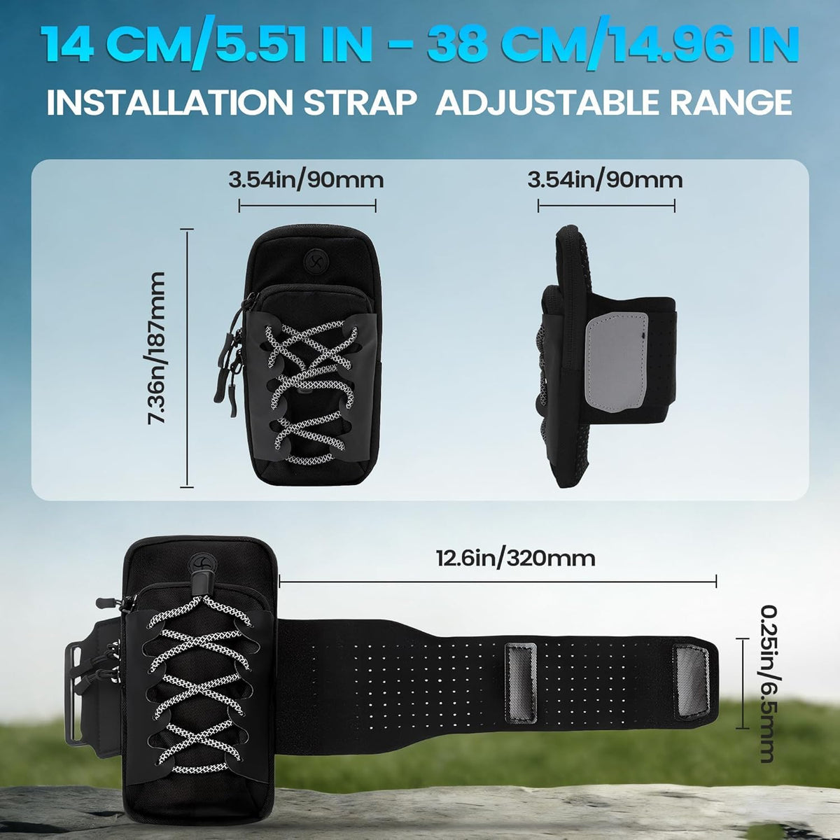 Black Motorcycle Front Frame Bag B549066