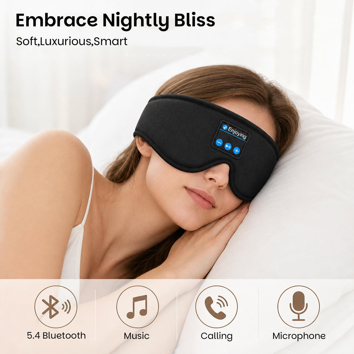 Sleep Mask with Headphones T94436