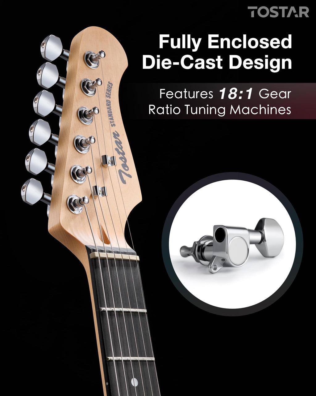 Red Electric Guitar Kit V1823