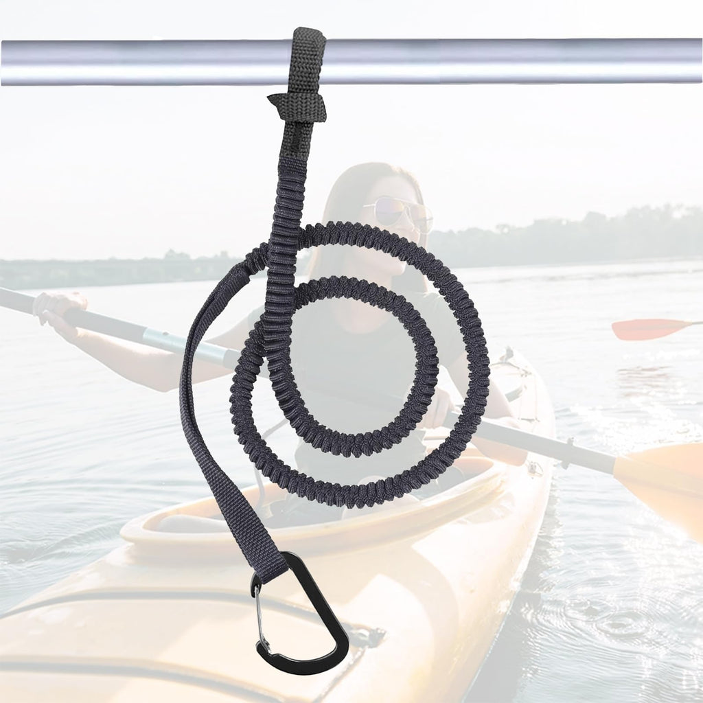 Kayak Paddle Leash 3-7 ft Stretchable Strap Lanyard R424802