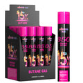 15x Ultra-Pure Butane Fuel Canisters 850ml, Pack of 12 D3059