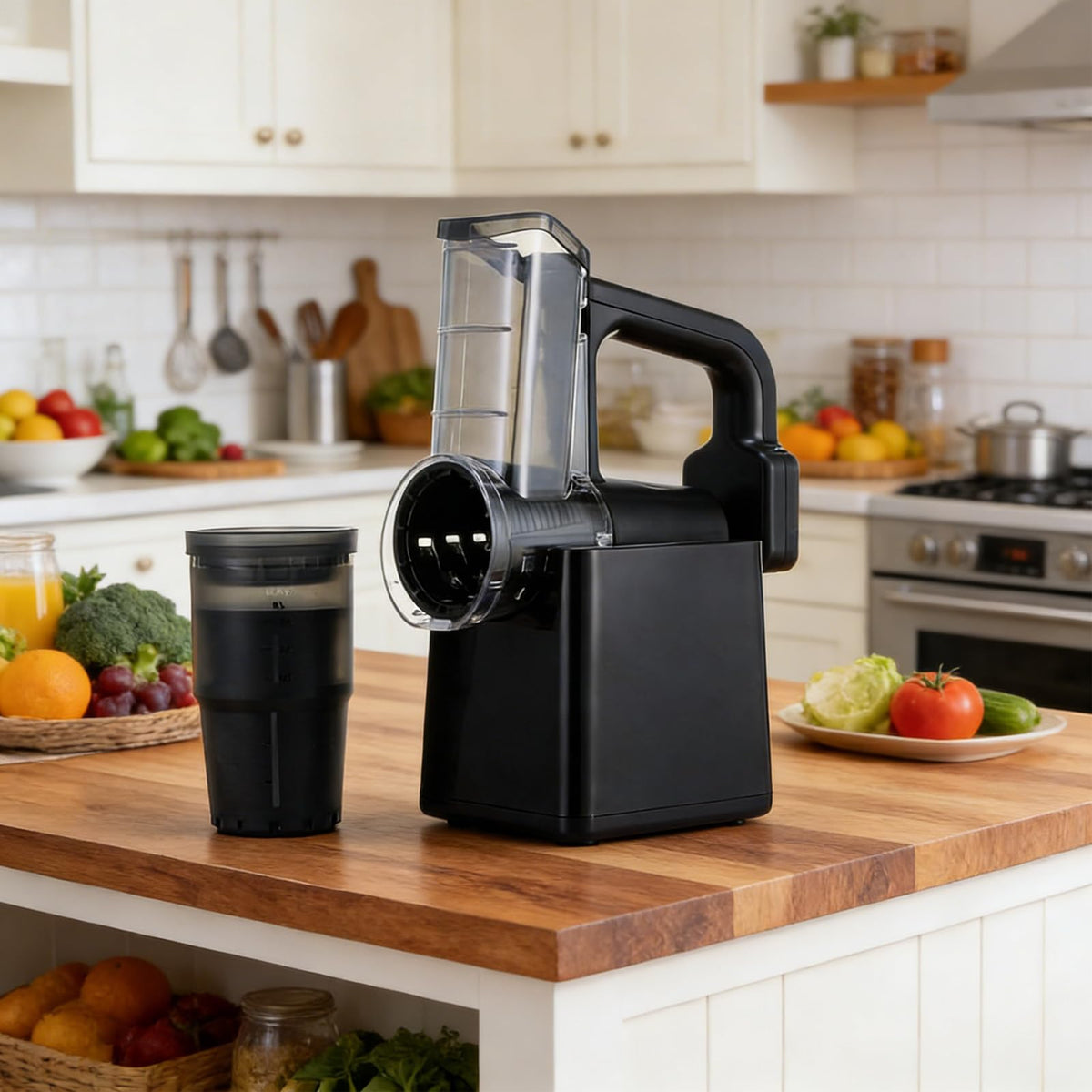 Automatic Rechargeable Food Slicer with 3 Blades U9275