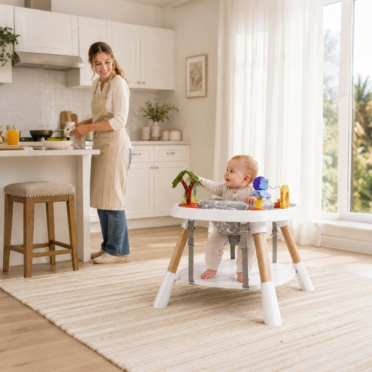 Baby Activity Center, 6-in-1 Stationary Jumper J41051