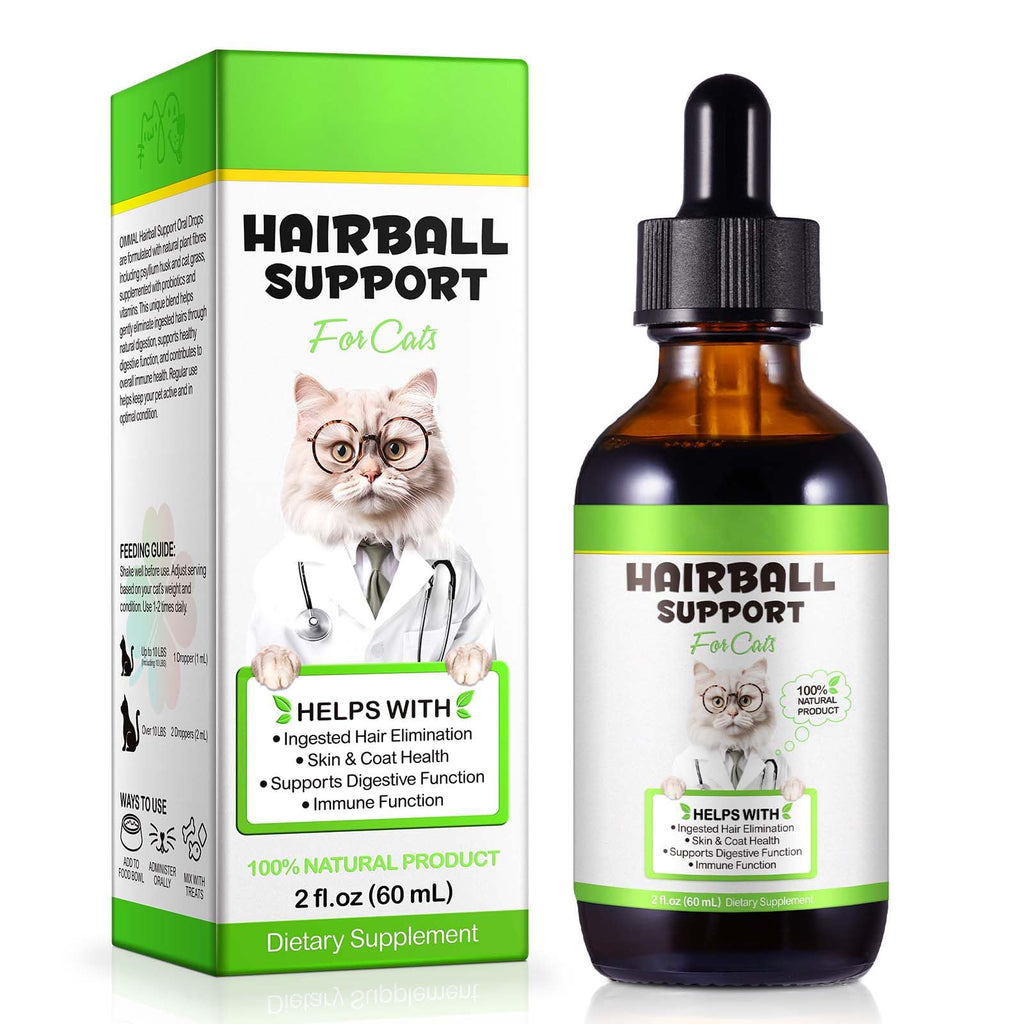 Cat Hairball Remedy Digestive Aid Drops 60ml A839