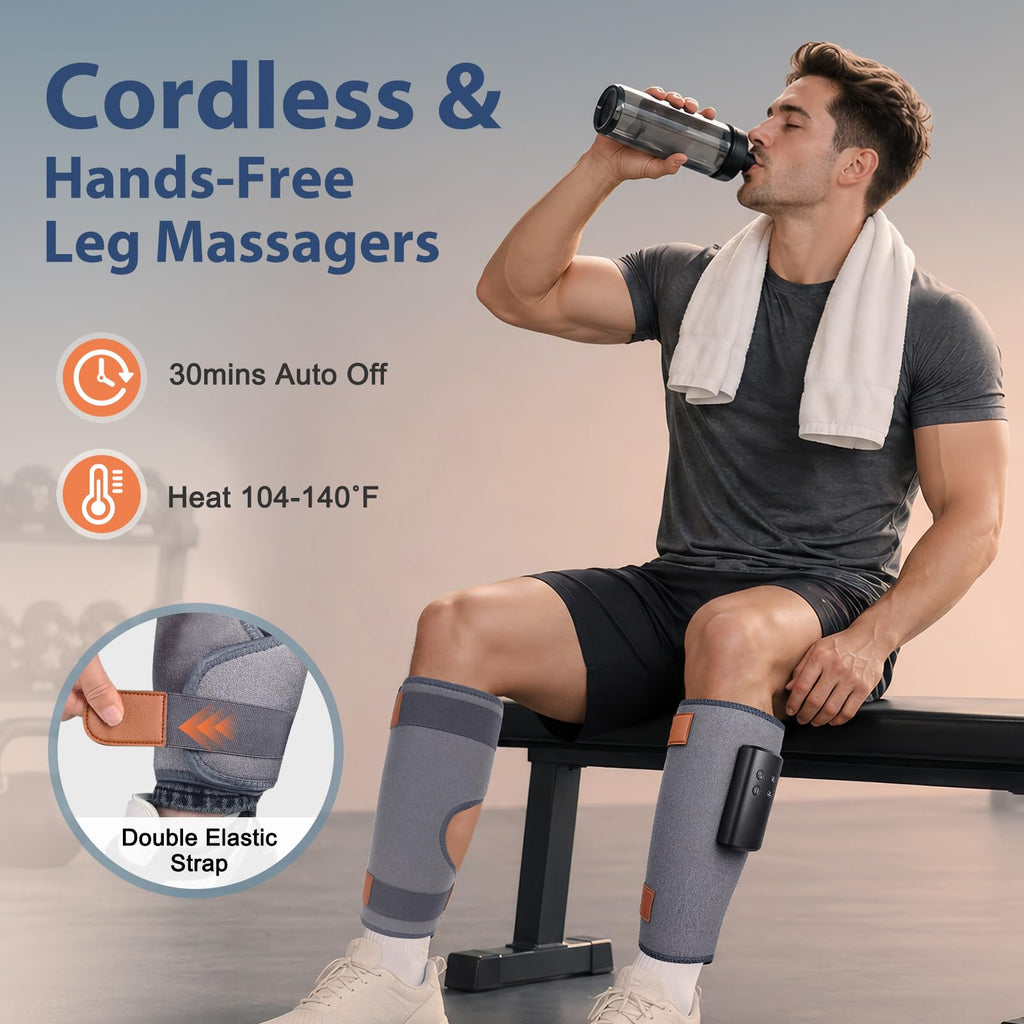 Cordless Air Compression Leg Massagers E916
