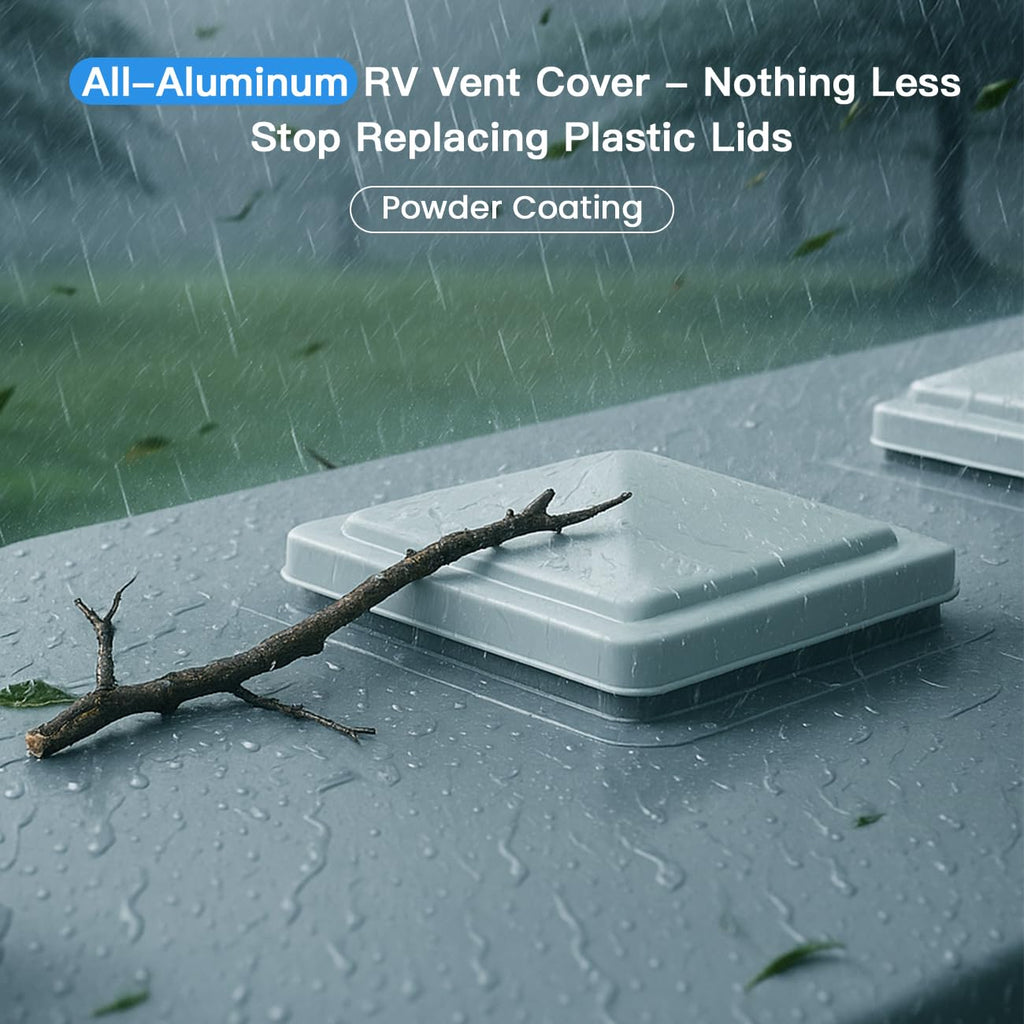 Aluminum RV Roof Vent Cover 14x14 In U131805