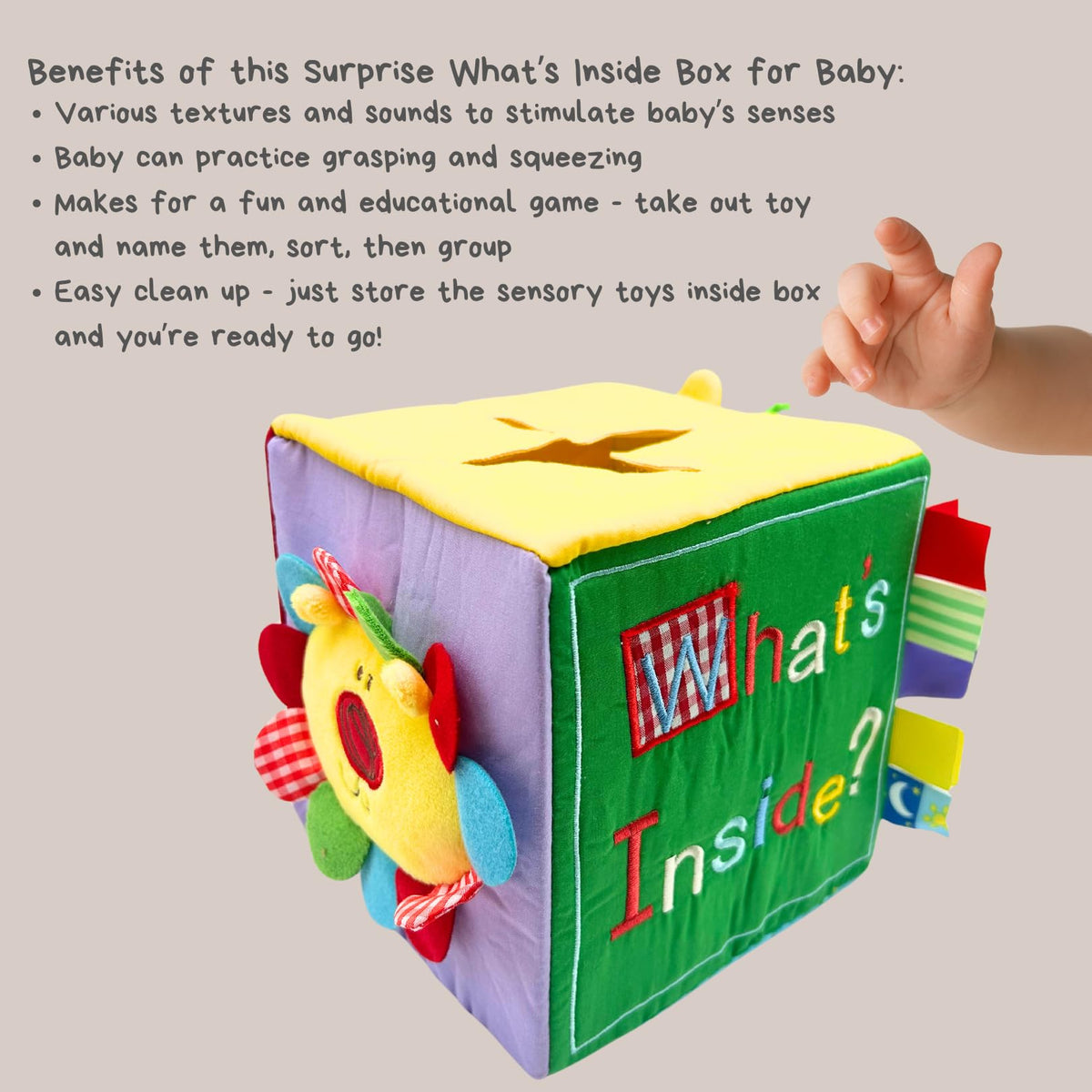 Baby Object Permanence Soft Plush Toy Z76499