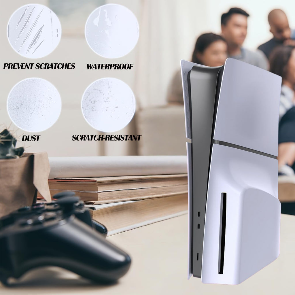White PS5 Slim Disc Edition Face Plates Q30085