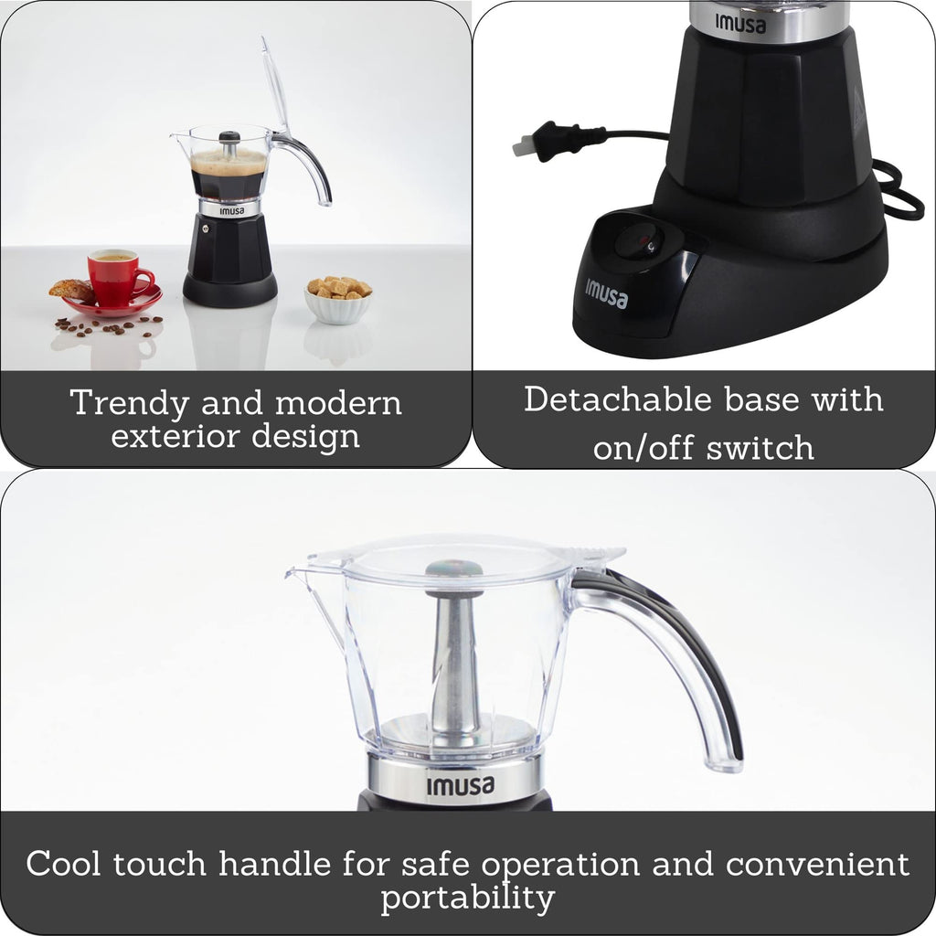 Black Electric Espresso Maker C938