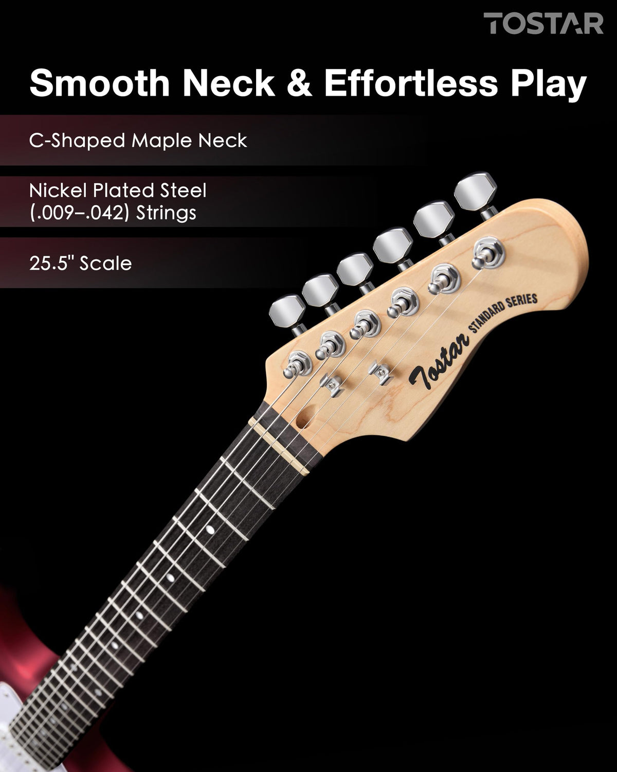 Red Electric Guitar Kit V1823