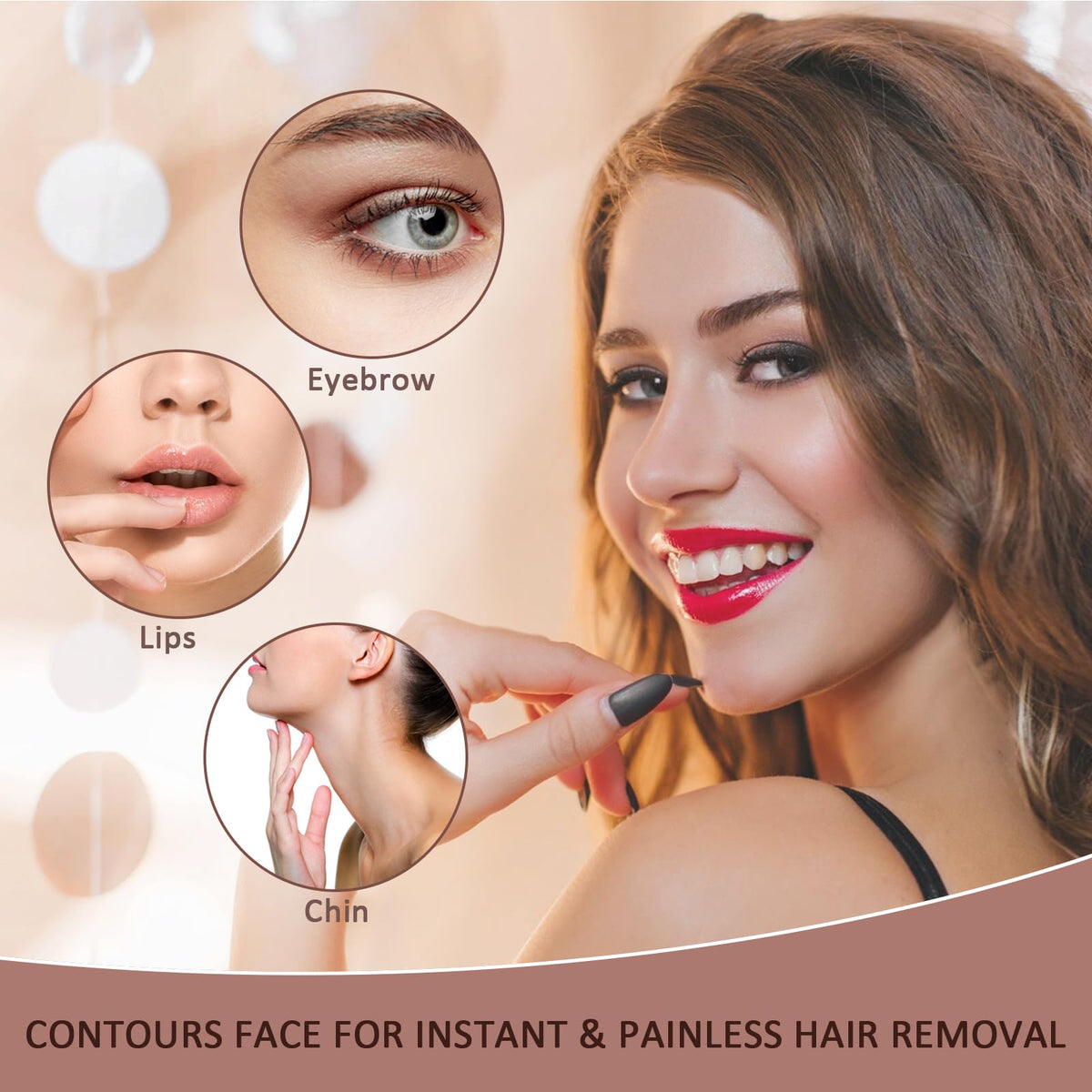 Electric Face Shaver for Women E879354