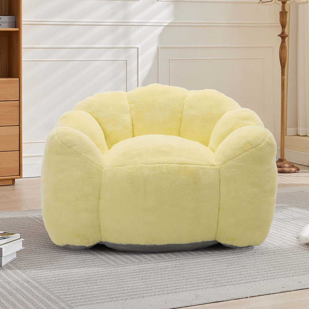 Oversized Memory Foam Bean Bag Chair with Backrest K6431
