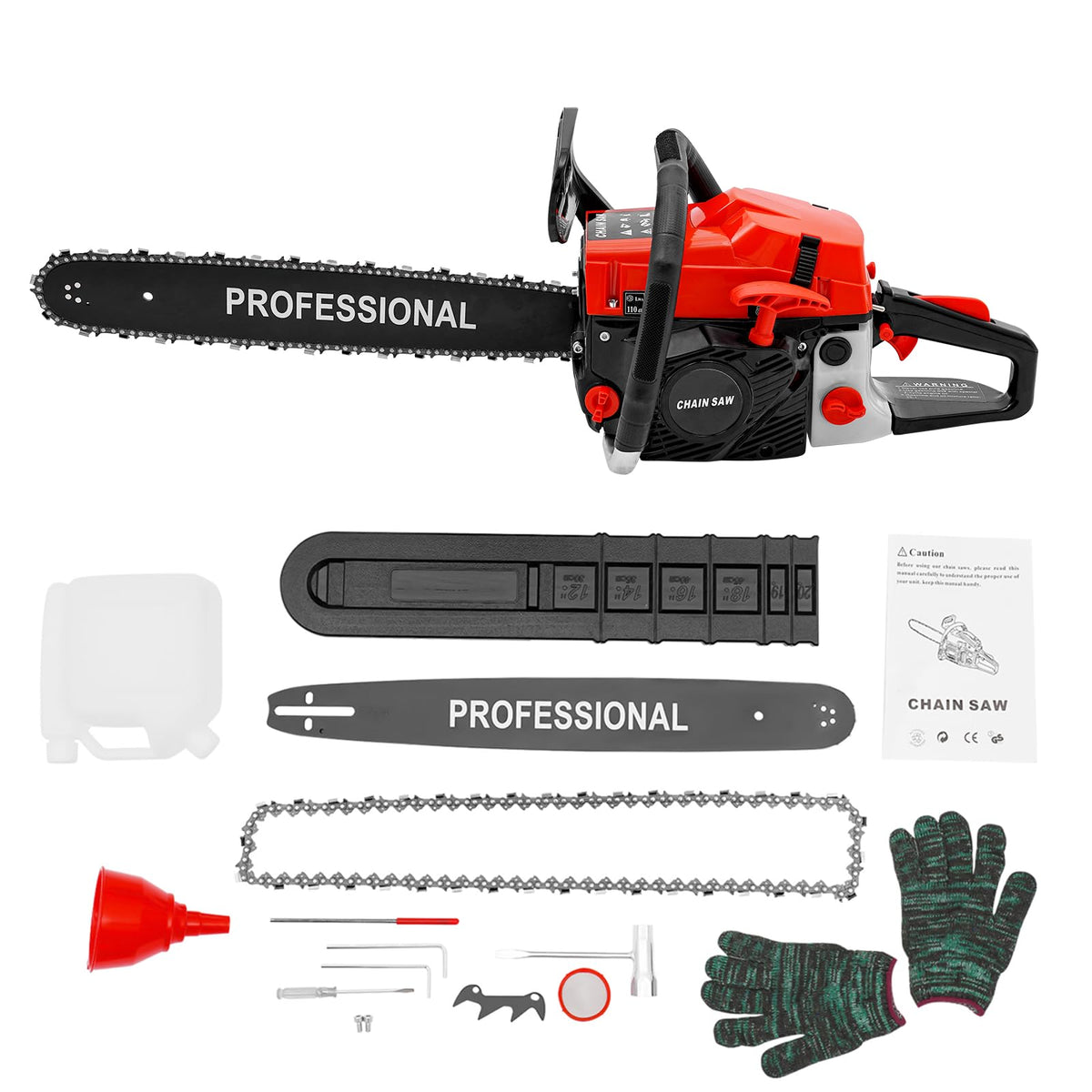 20-Inch 2-Stroke Gas Chainsaw with Tool Bag X59183