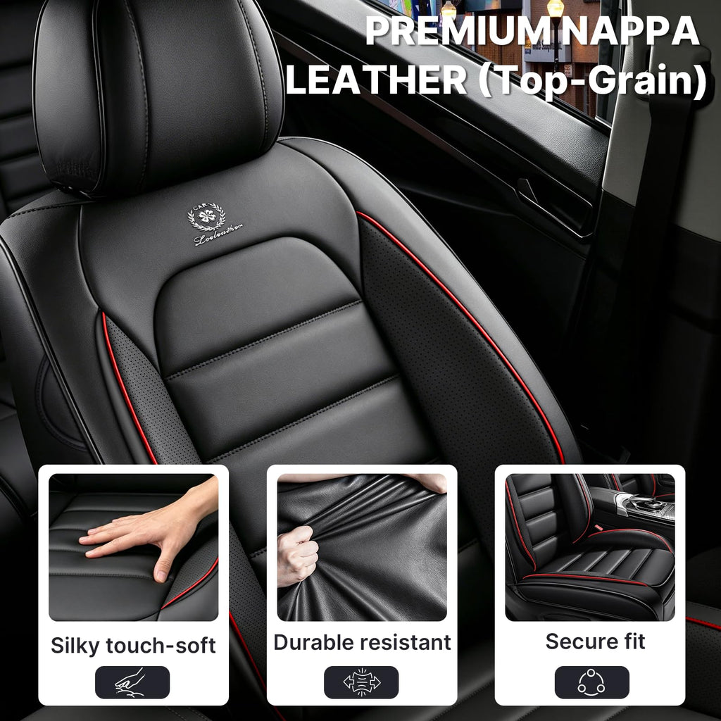 Waterproof Leather Car Seat Covers Set of 5 V24588
