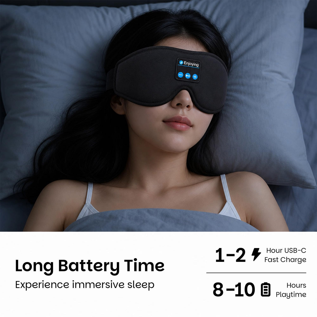 Sleep Mask with Headphones T94436