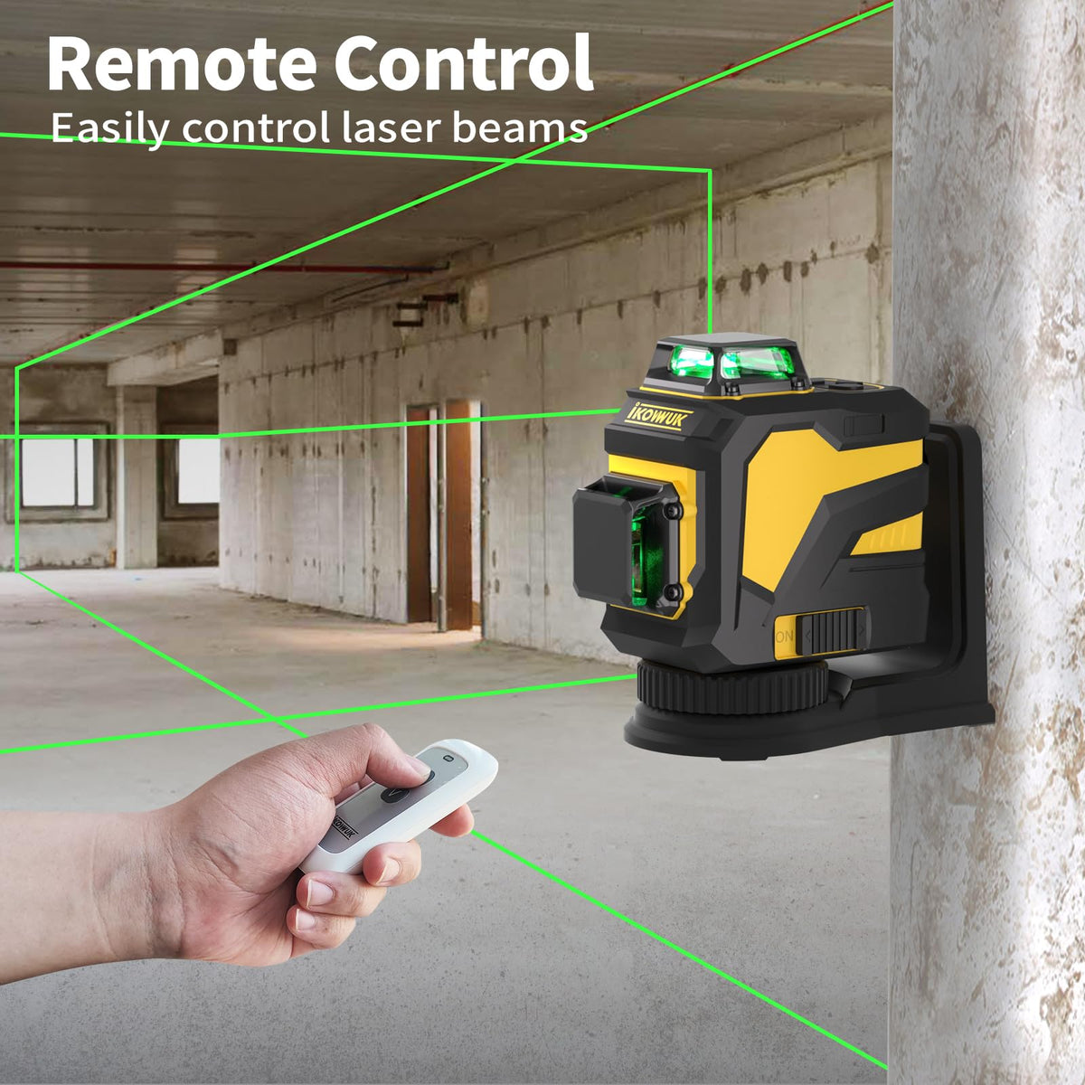 Laser Level with 12 Green Lines P59536