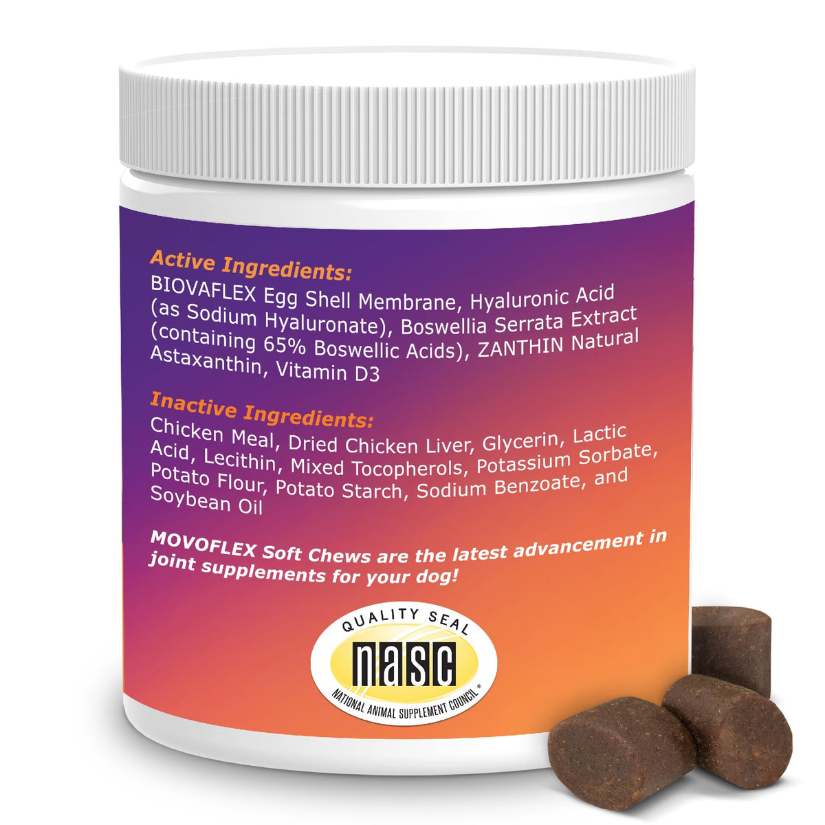 Joint Support Supplement for Dogs - 60 Soft Chews for Small Dogs G572095
