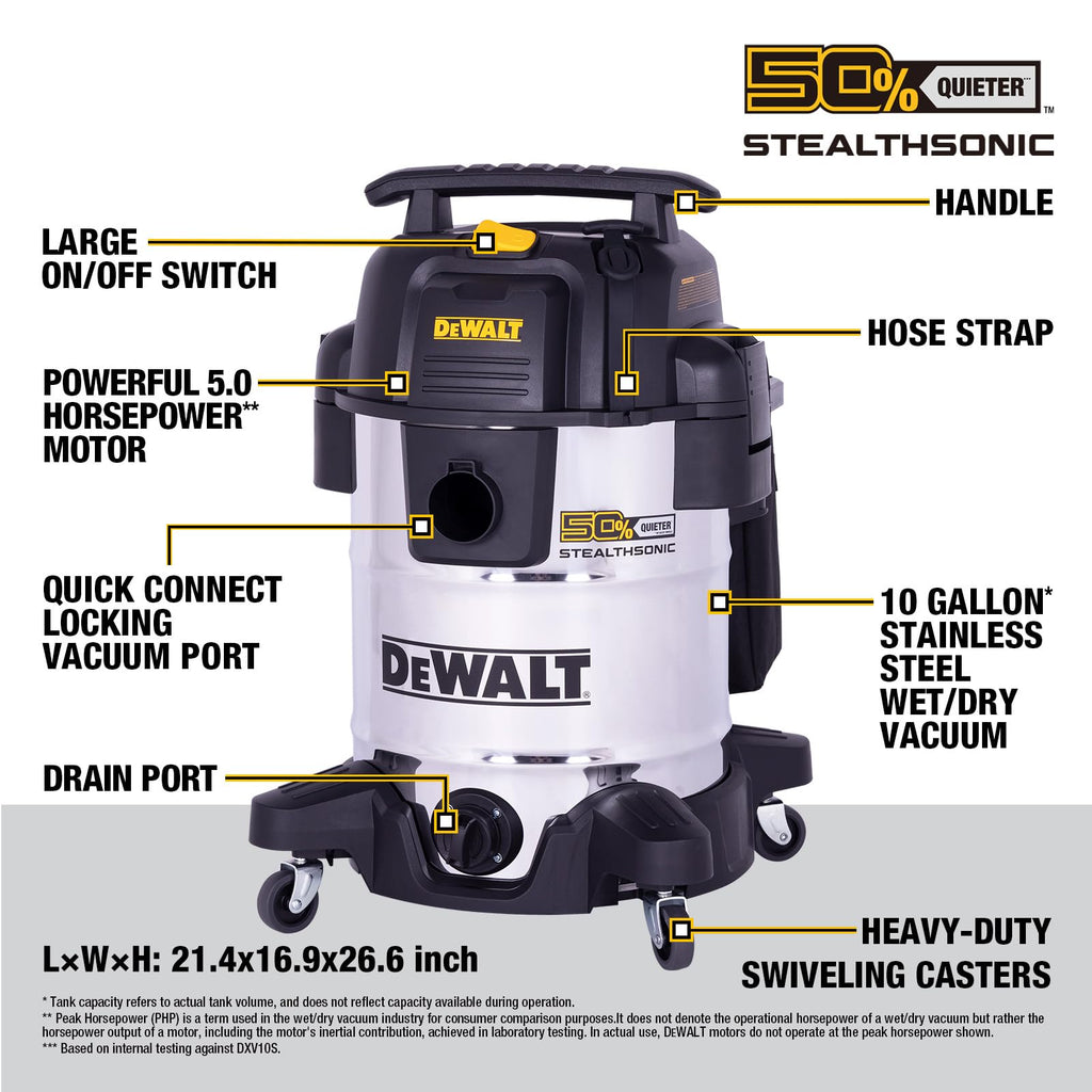 10 Gallon Wet and Dry Shop Vacuum Y2350
