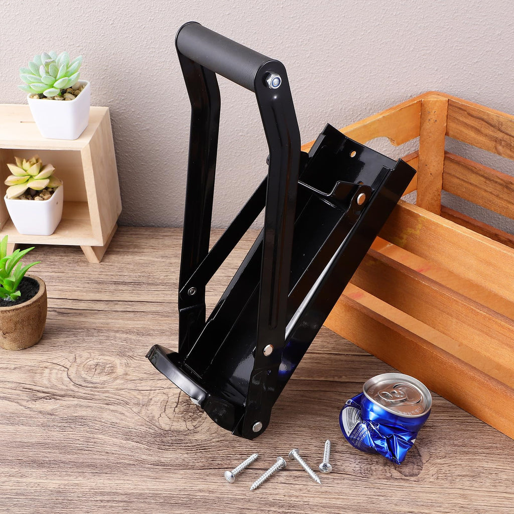 Heavy Duty Wall Mounted Soda Can Crusher with Bottle Opener Z819762