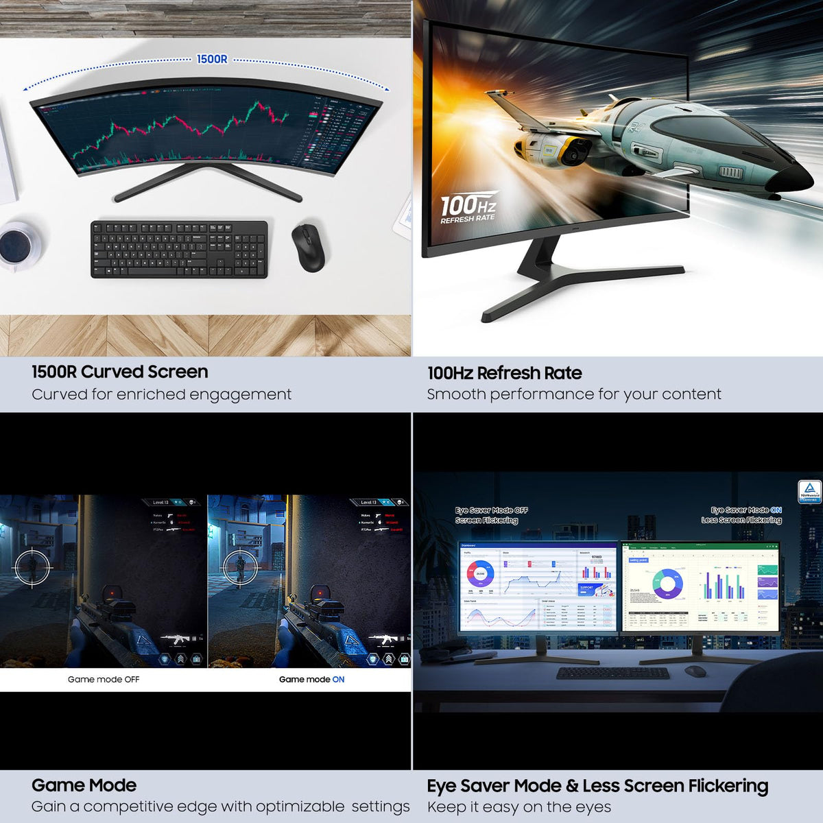 32" FHD 100Hz Curved Monitor Q9335