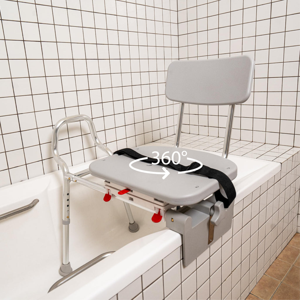 Sliding Tub Transfer Bench with Swivel Seat A268