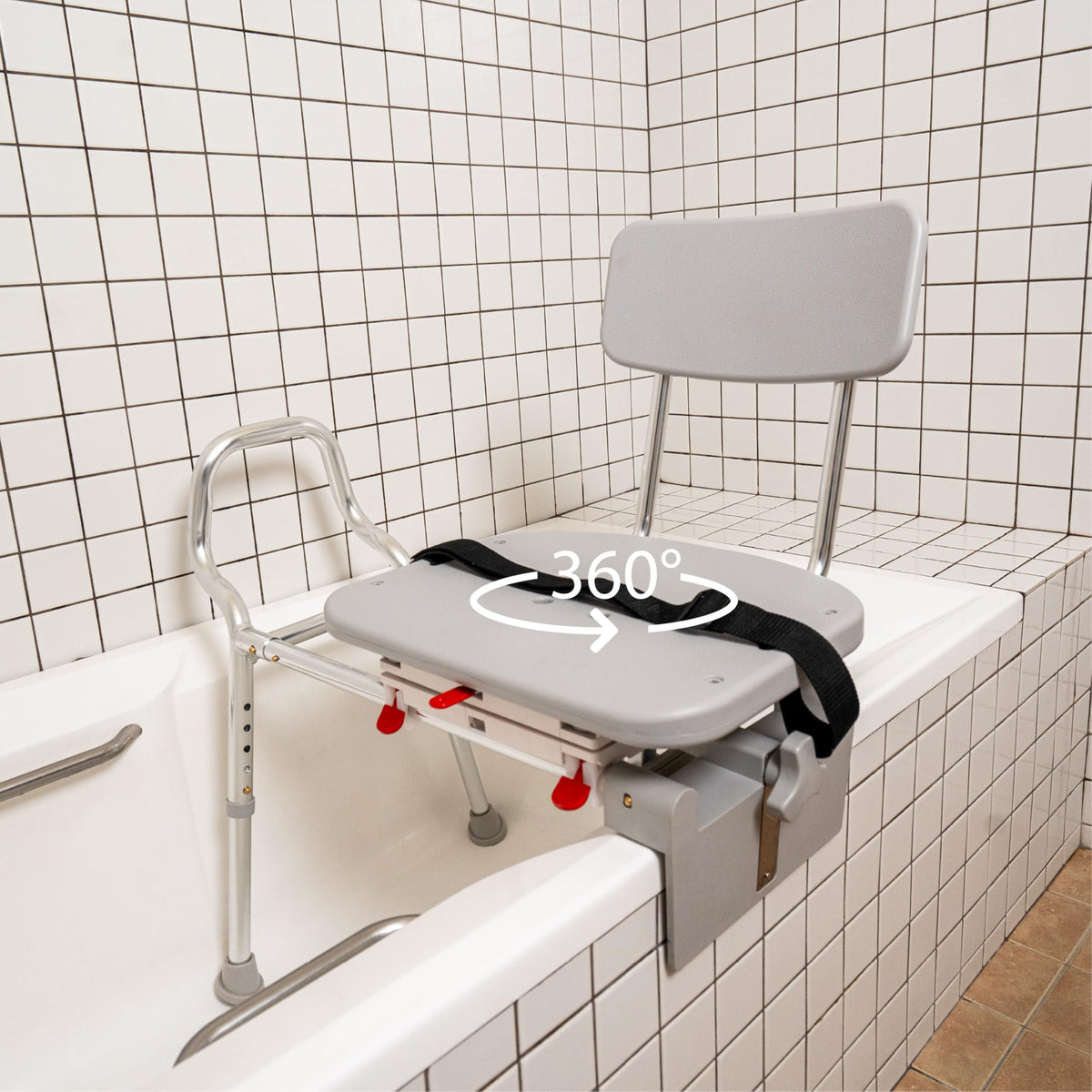 Sliding Tub Transfer Bench with Swivel Seat A268