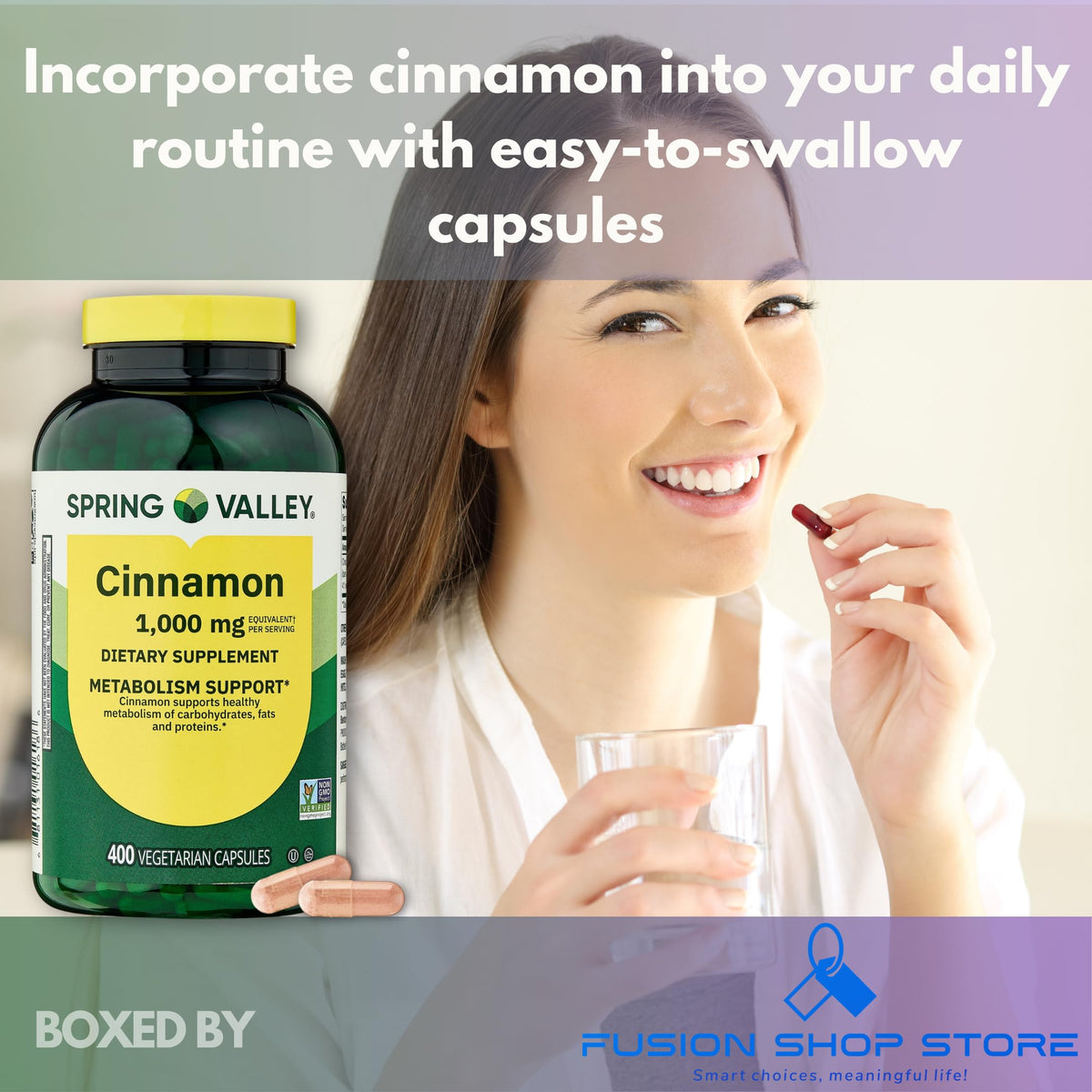 Cinnamon Extract Capsules 400 Count S427