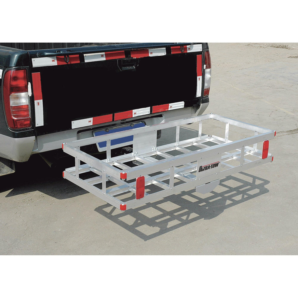 Aluminum Hitch Cargo Carrier 500-Lb Capacity Silver A5510