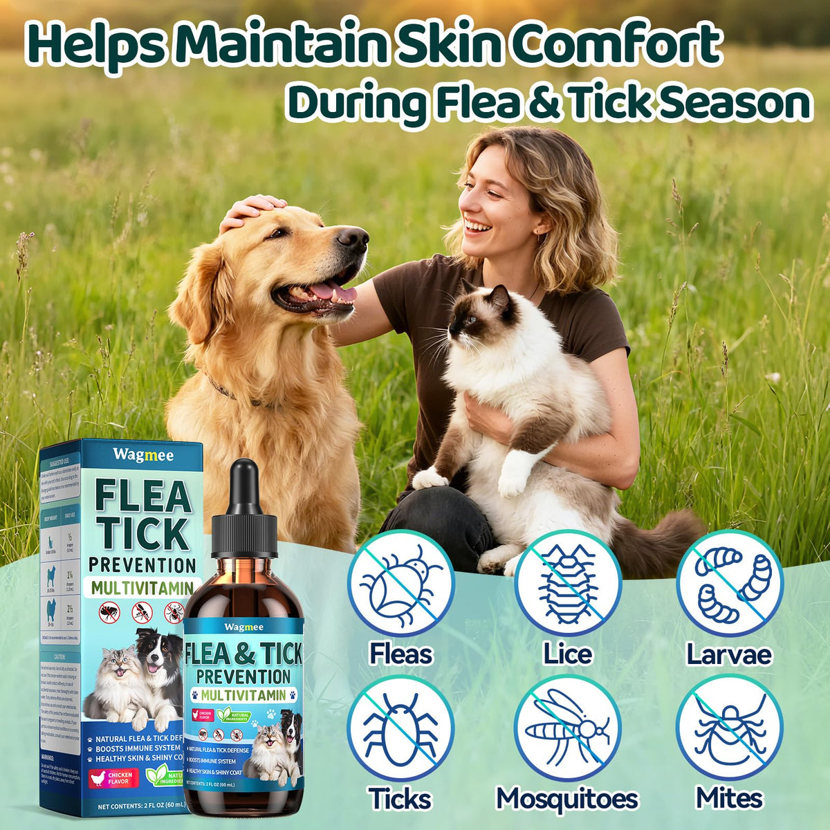 Flea and Tick Prevention for Dogs & Cats Q2078