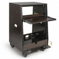 12U Studio Rack with Slide-Out Tray and Casters I46855