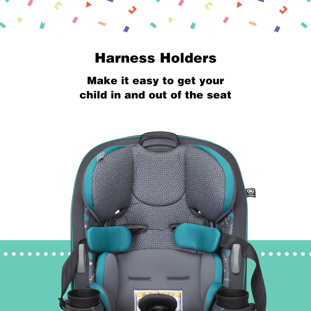 Convertible Car Seat, Rear Facing 5-40 pounds, Forward Facing 30-65 pounds, Booster 40-100 lbs Q492315