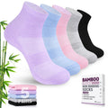 5 Pairs Non Binding Wide Stretchy Ankle Socks L26997