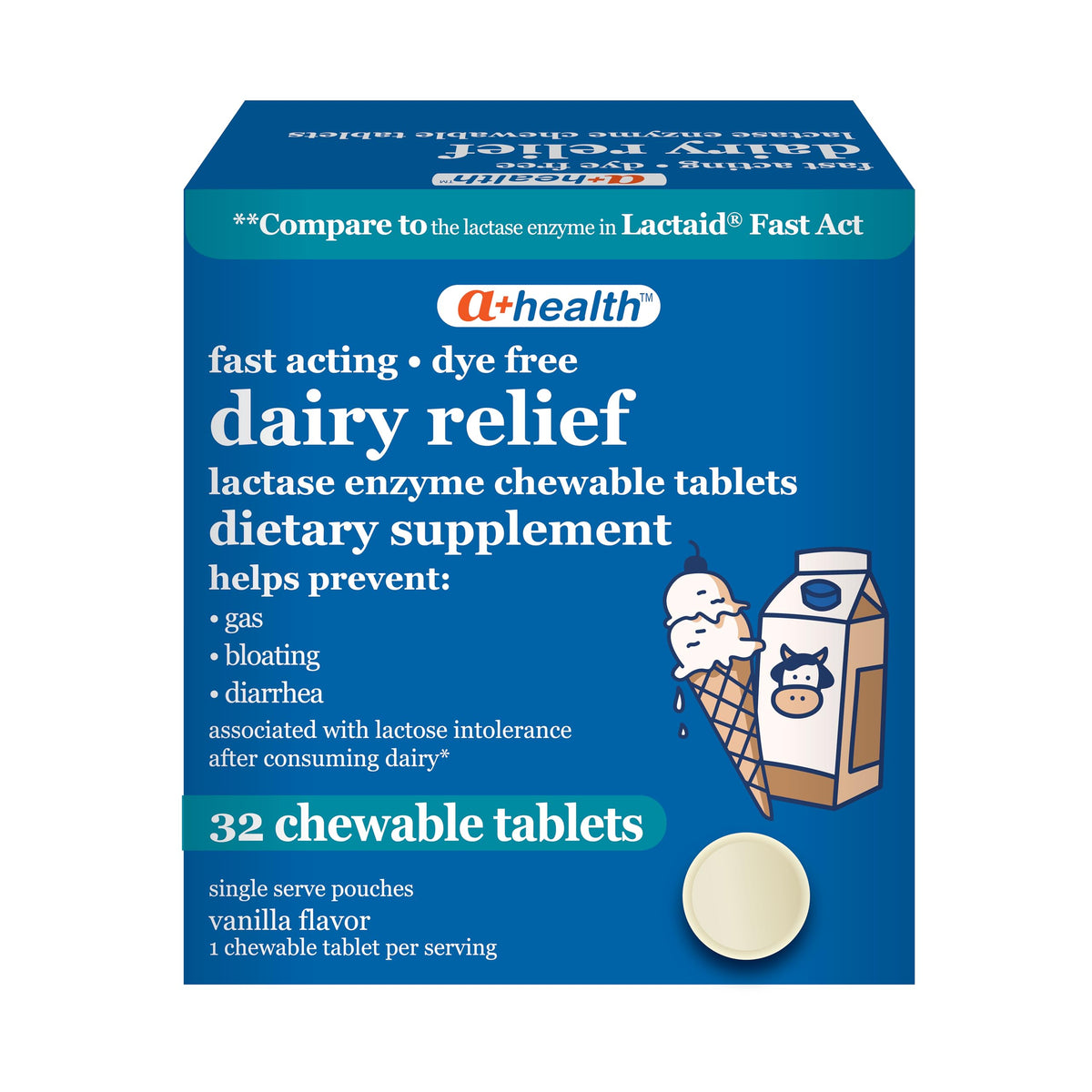 Lactase Enzyme Chewable Tablets 32 Count J925498
