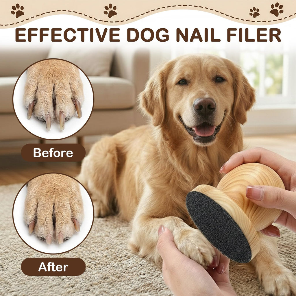 Dog Nail File Grinder Board with 4-Pack Replaceable Sandpaper Discs X59403