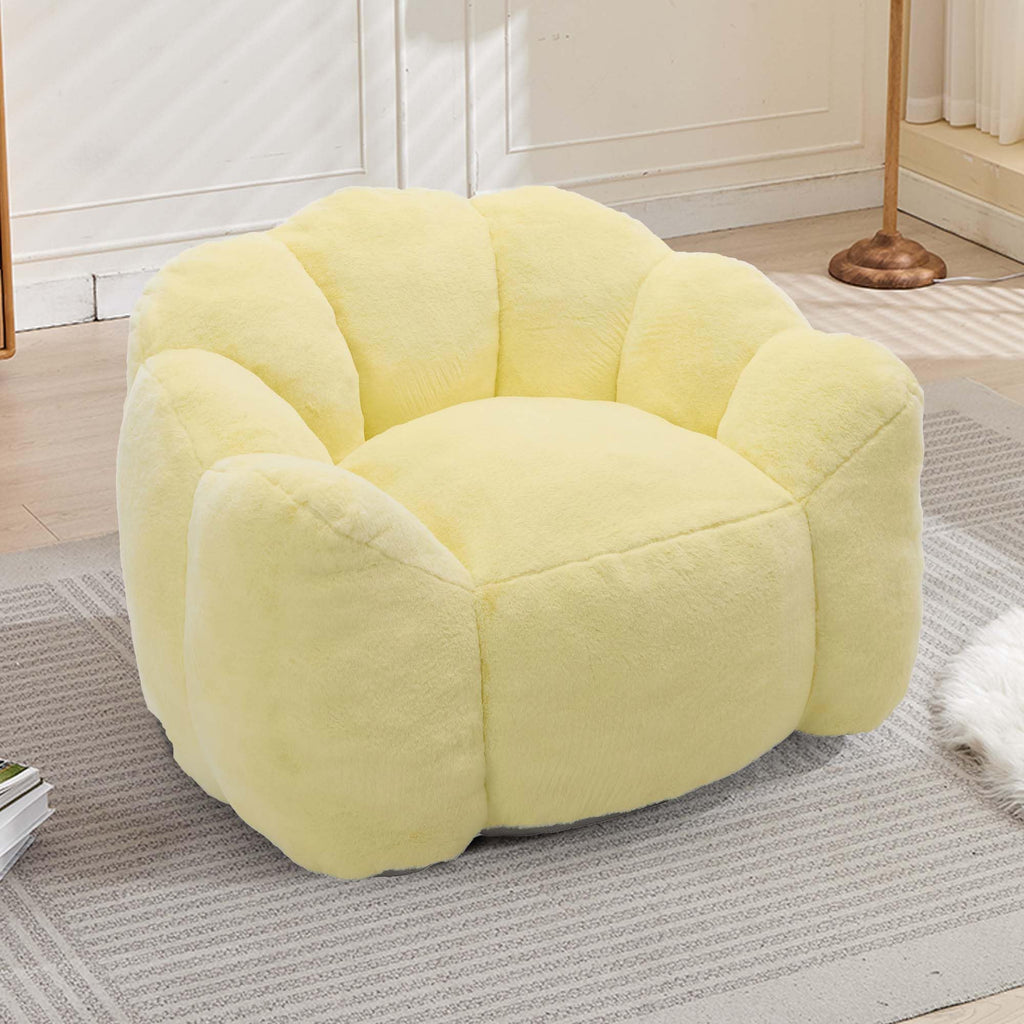 Oversized Memory Foam Bean Bag Chair with Backrest K6431