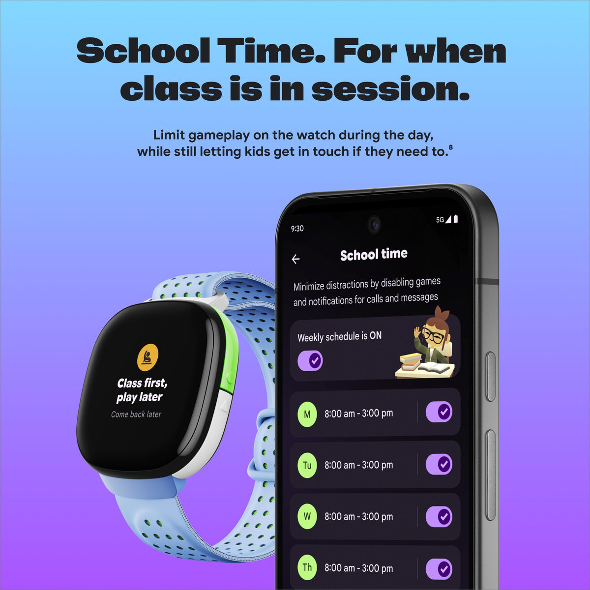 Kids Smartwatch with Call, Message, GPS X5062