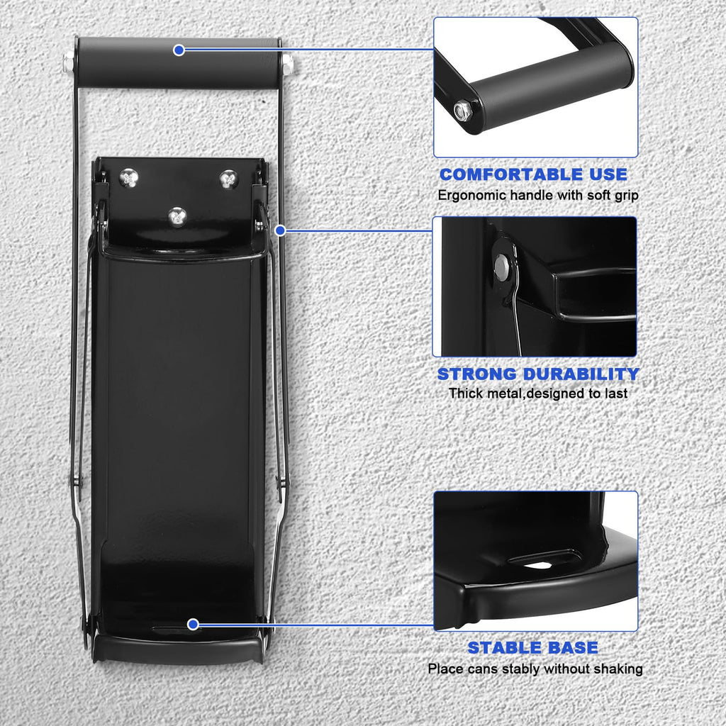Heavy Duty Wall Mounted Soda Can Crusher with Bottle Opener Z819762