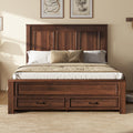 52.2" Full Size Farmhouse Bed Frame with Headboard Z219997