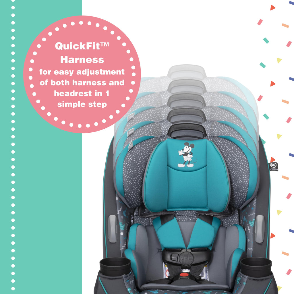 Convertible Car Seat, Rear Facing 5-40 pounds, Forward Facing 30-65 pounds, Booster 40-100 lbs Q492315