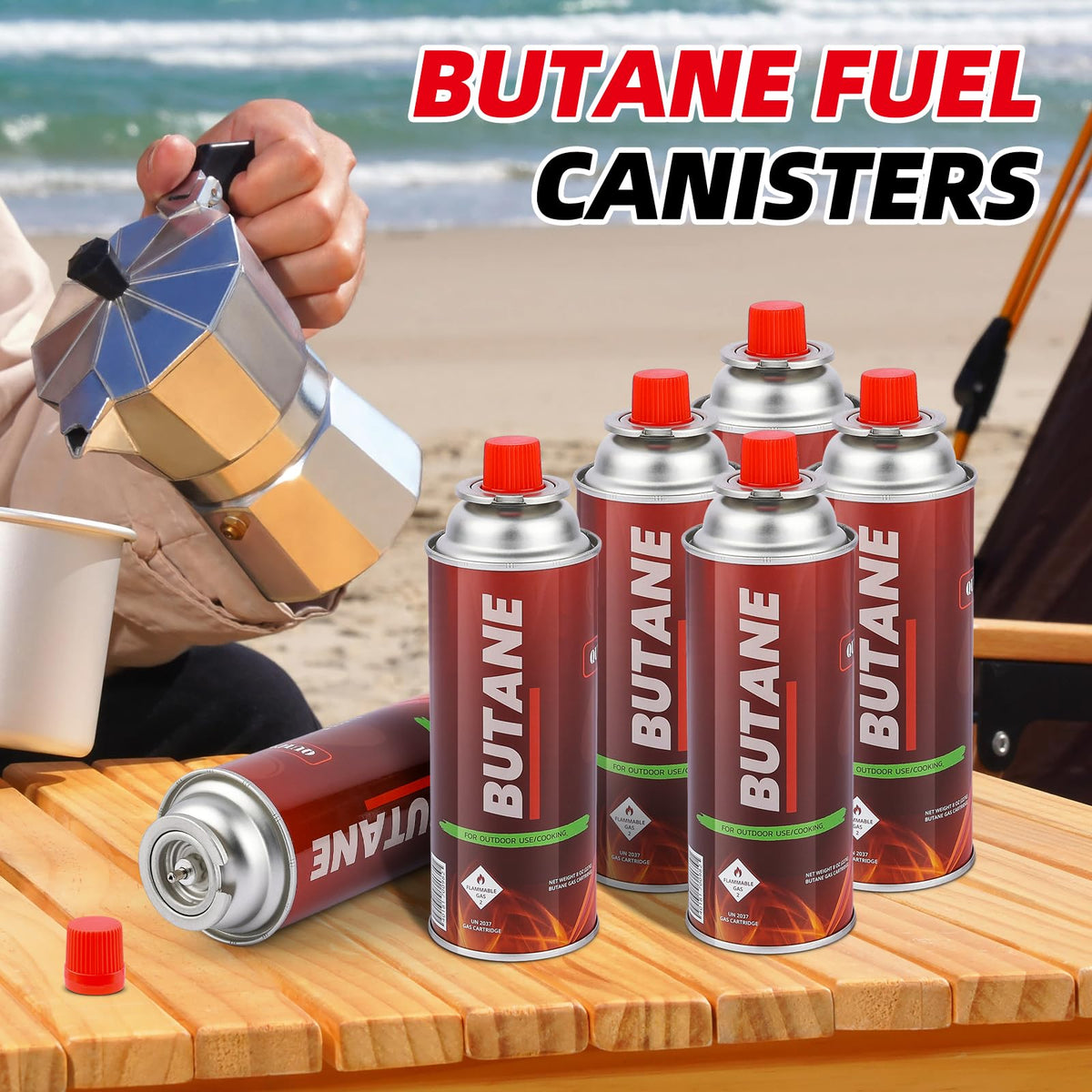 4 Pack Butane Fuel Canisters P321647