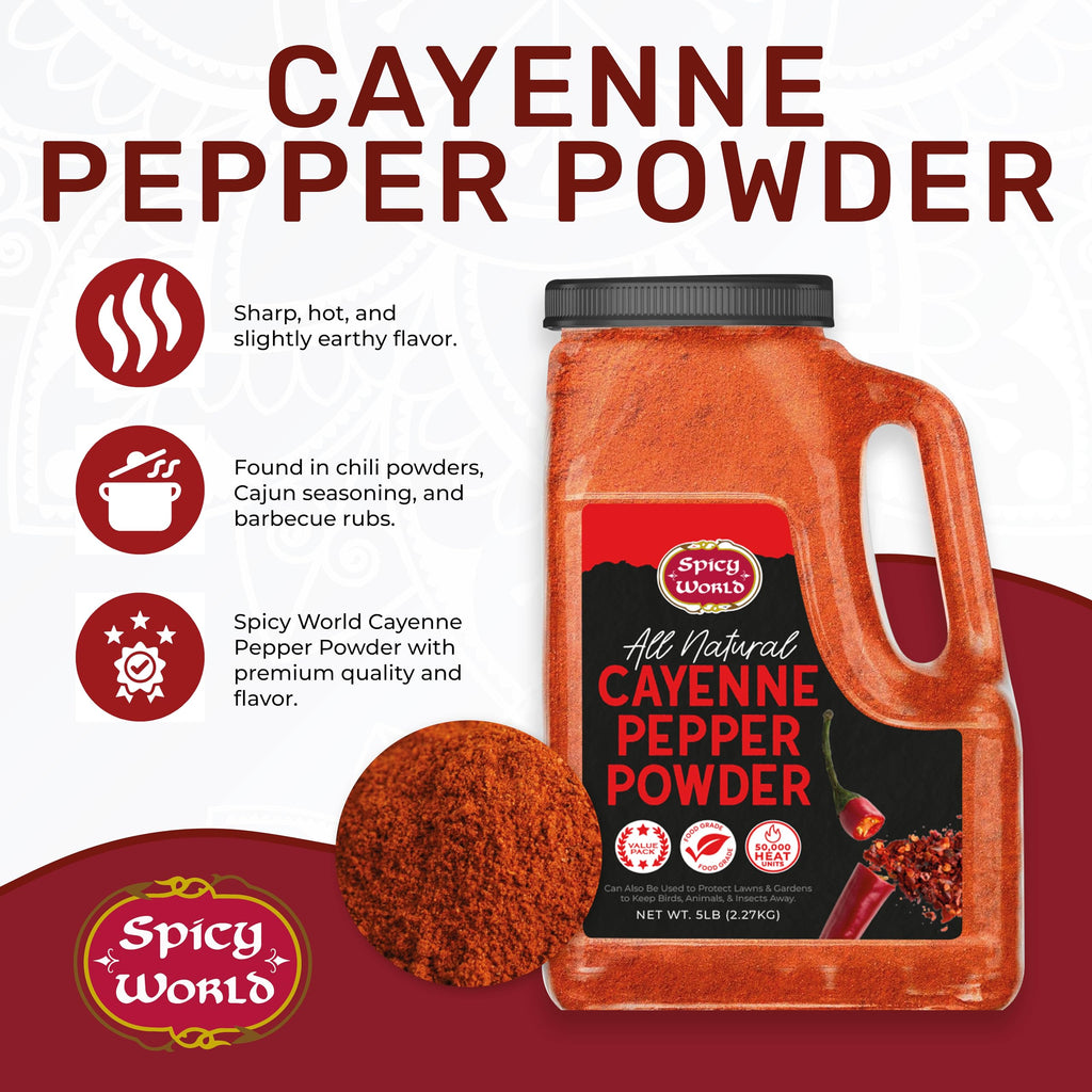 Cayenne Pepper Powder 5 LBS Gluten Free S947