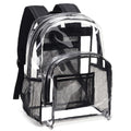 Clear Heavy Duty Black Backpack S537007