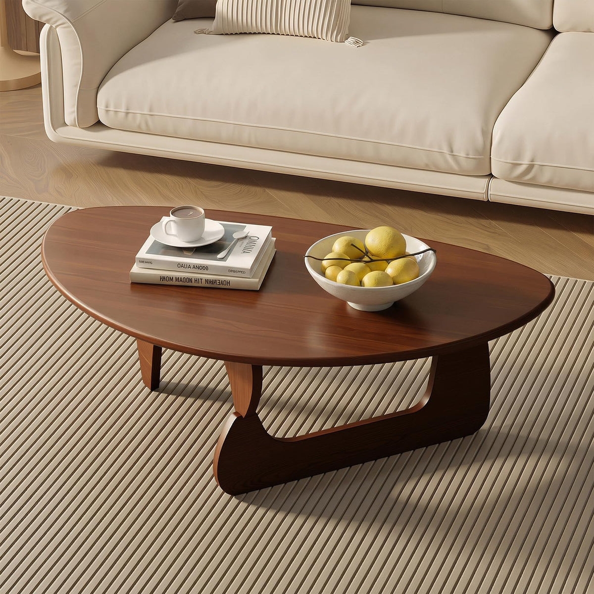 Small Mid Century Walnut Coffee Table M49892