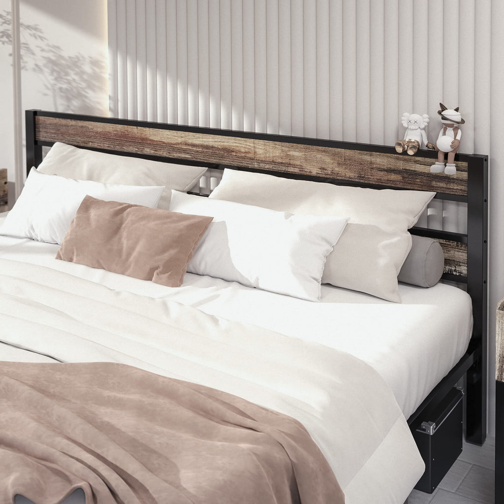 California King Bed Frame with Headboard Q938427